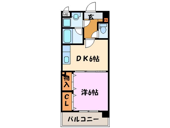 フォンティ－ヌの物件間取画像